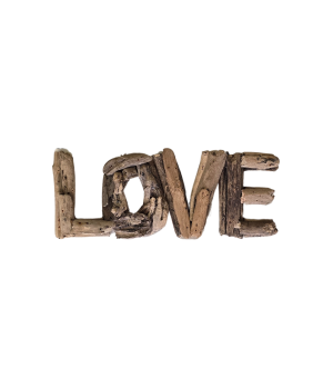 Ecriture love bois flotté