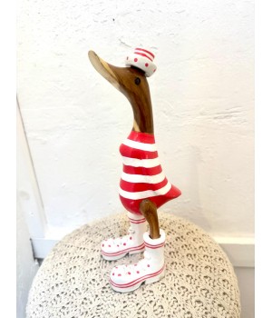Canard marinière rouge