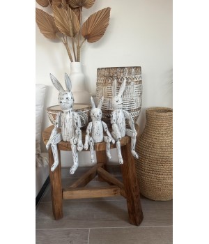 lapin en bois